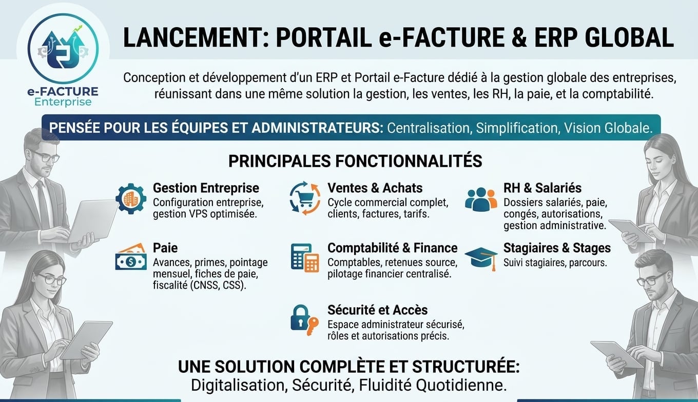 Lancement Portail e-Facture